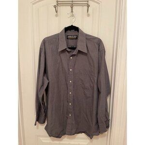 Joseph & Feiss International Mens‎ Dress Shirt 100% Cotton Size 16.5  32/33 Made